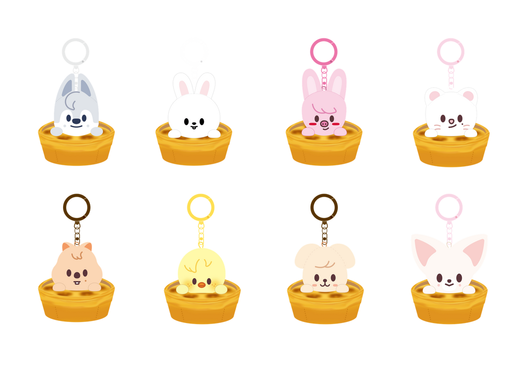 SKZOO KEYRING EGG TART Ver.